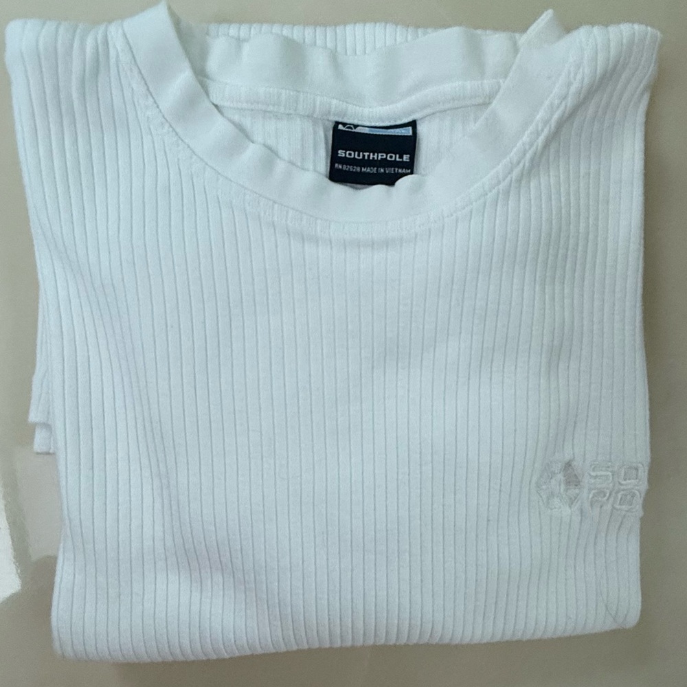 South Pole White Short Sleeve Tee